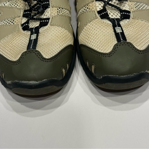 Lands' End Men's Tan and Green Athletic Shoes - Picture 7 of 8